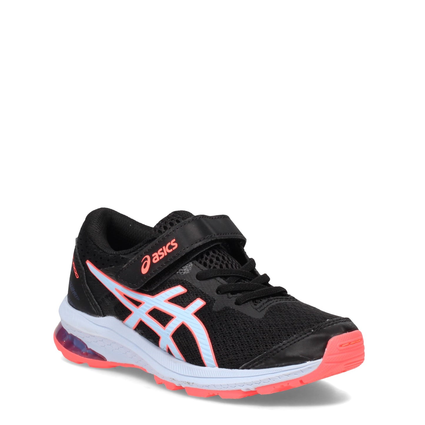 Peltz Shoes  Girl's ASICS GT-1000 10 Sneaker - Little Kid BLACK/SKY 1014A191.009