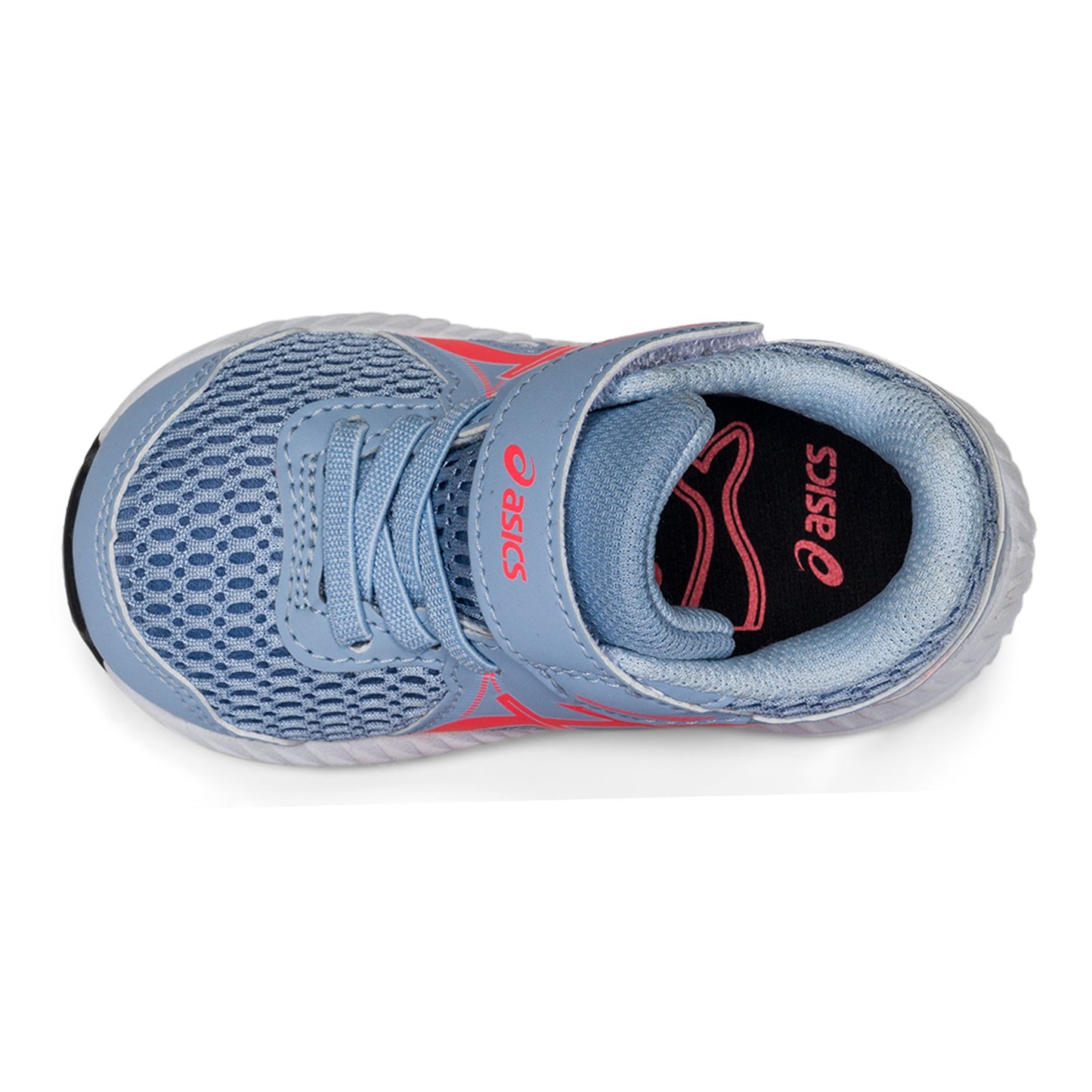 Peltz Shoes  Girl's ASICS Contend 7 TS Running Shoe - Toddler MIST/CORAL 1014A193.406