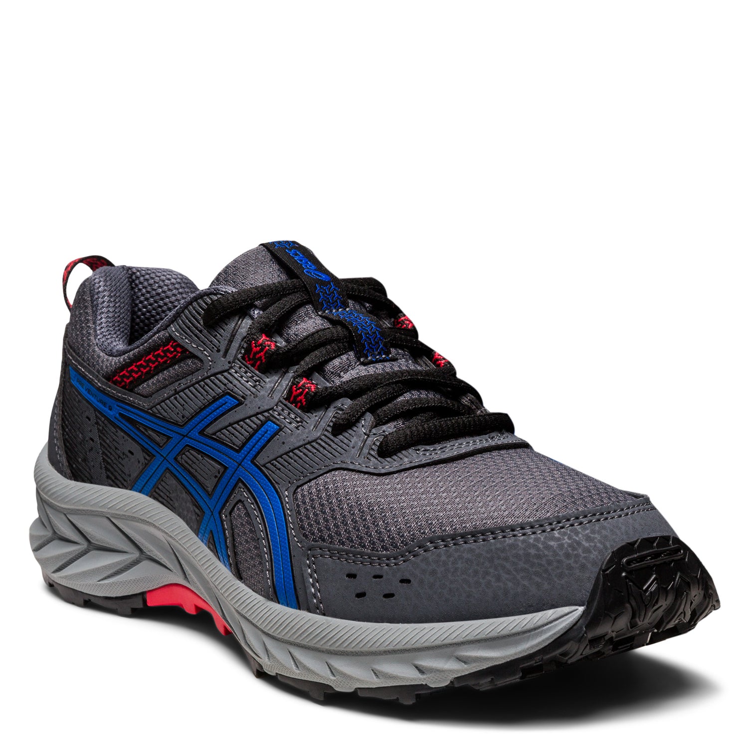 Peltz Shoes  Boy's ASICS Pre Venture 9 Trail Running Shoe - Little Kid & Big Kid GREY BLUE 1014A276-020