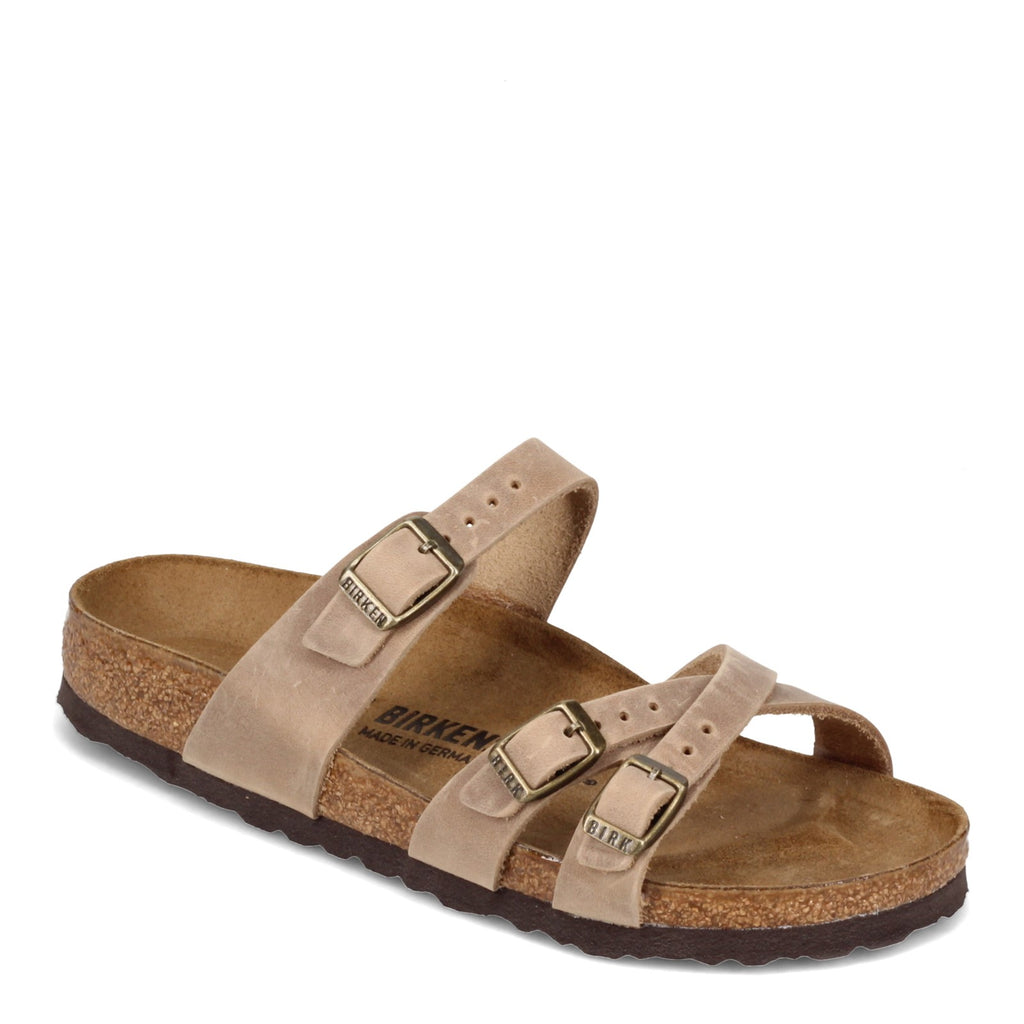 Women's Birkenstock Franca Soft Footbed Sandal - Narrow Fit TOBACCO 1015 931 N