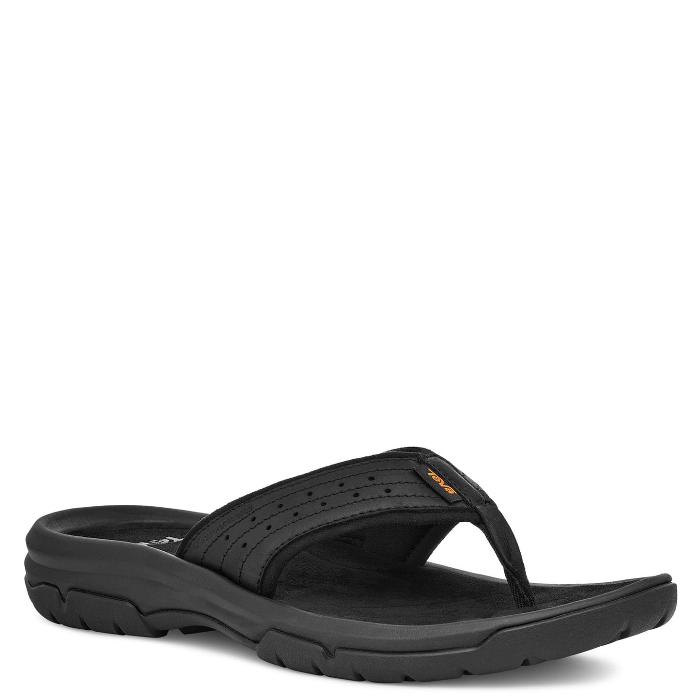 Peltz Shoes  Men's Teva Langdon Flip Sandal BLACK 1015151-TRBLC