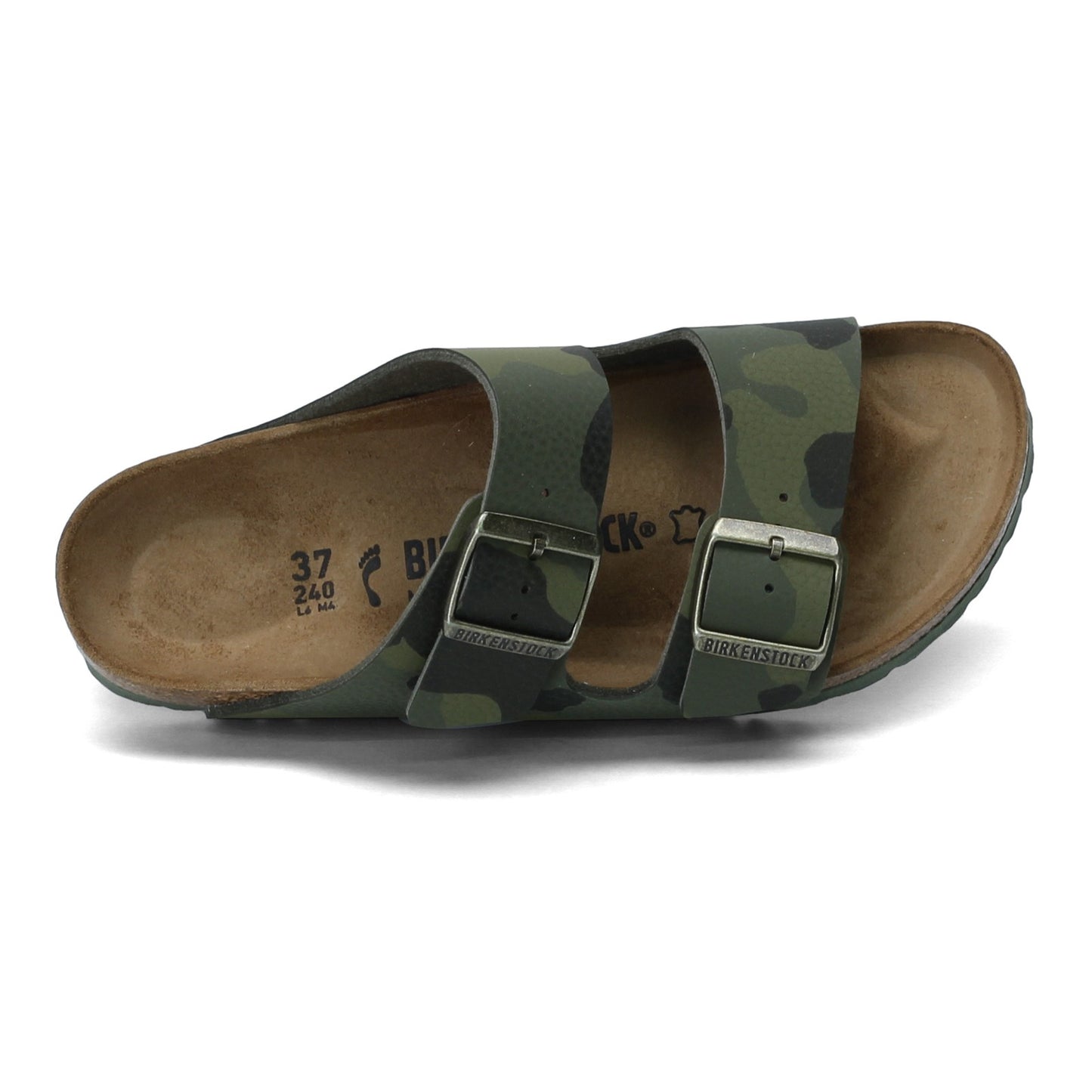 Peltz Shoes  Women's Birkenstock Arizona Sandal - Narrow Width CAMOUFLAGE 1016 790 N