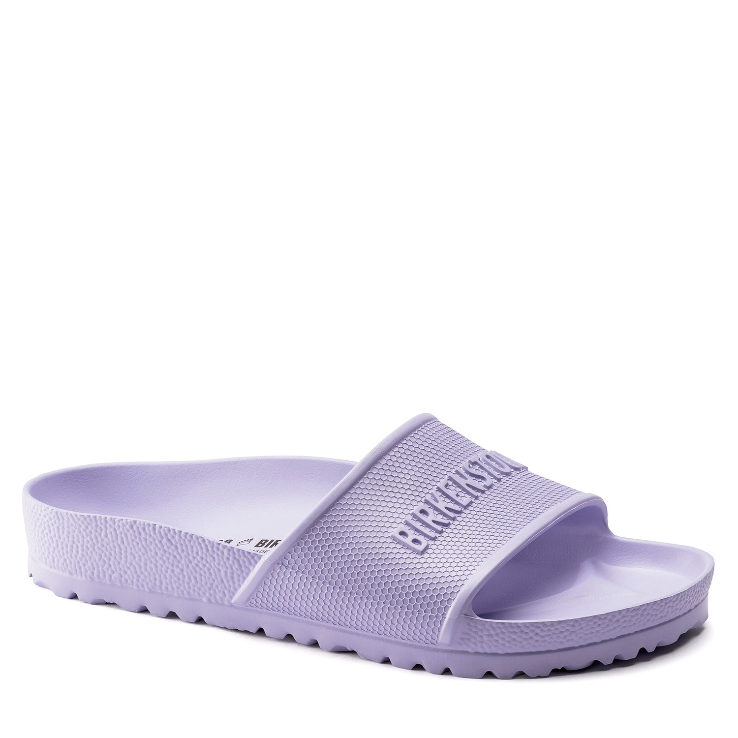 Peltz Shoes  Women's Birkenstock Barbados EVA Sandal - Regular Fit PURPLE 1017 055 R