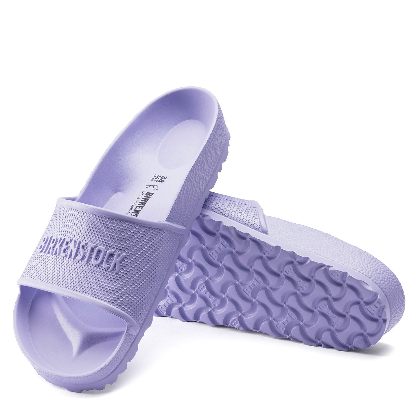 Peltz Shoes  Women's Birkenstock Barbados EVA Sandal - Regular Fit PURPLE 1017 055 R