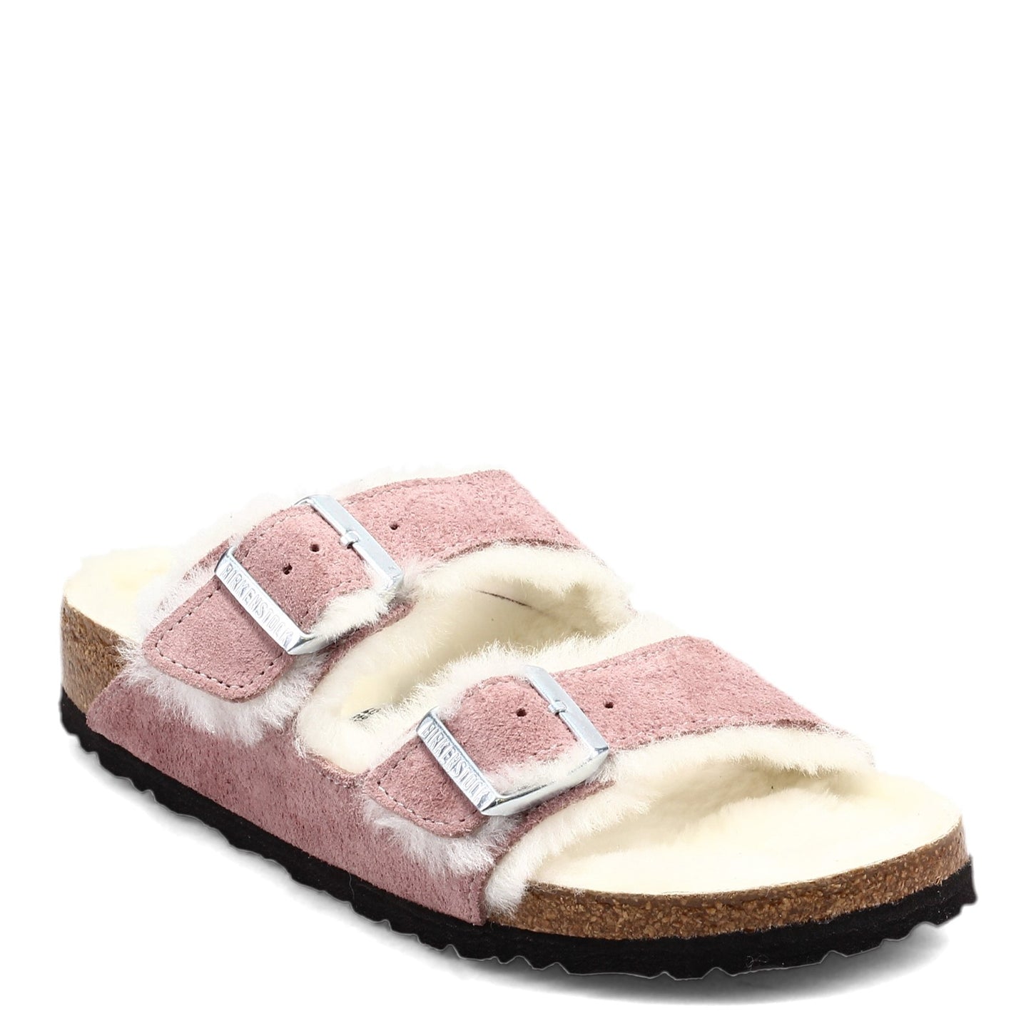 Peltz Shoes  Women's Birkenstock Arizona Shearling Lined Sandal LAVENDER 1017 560 N