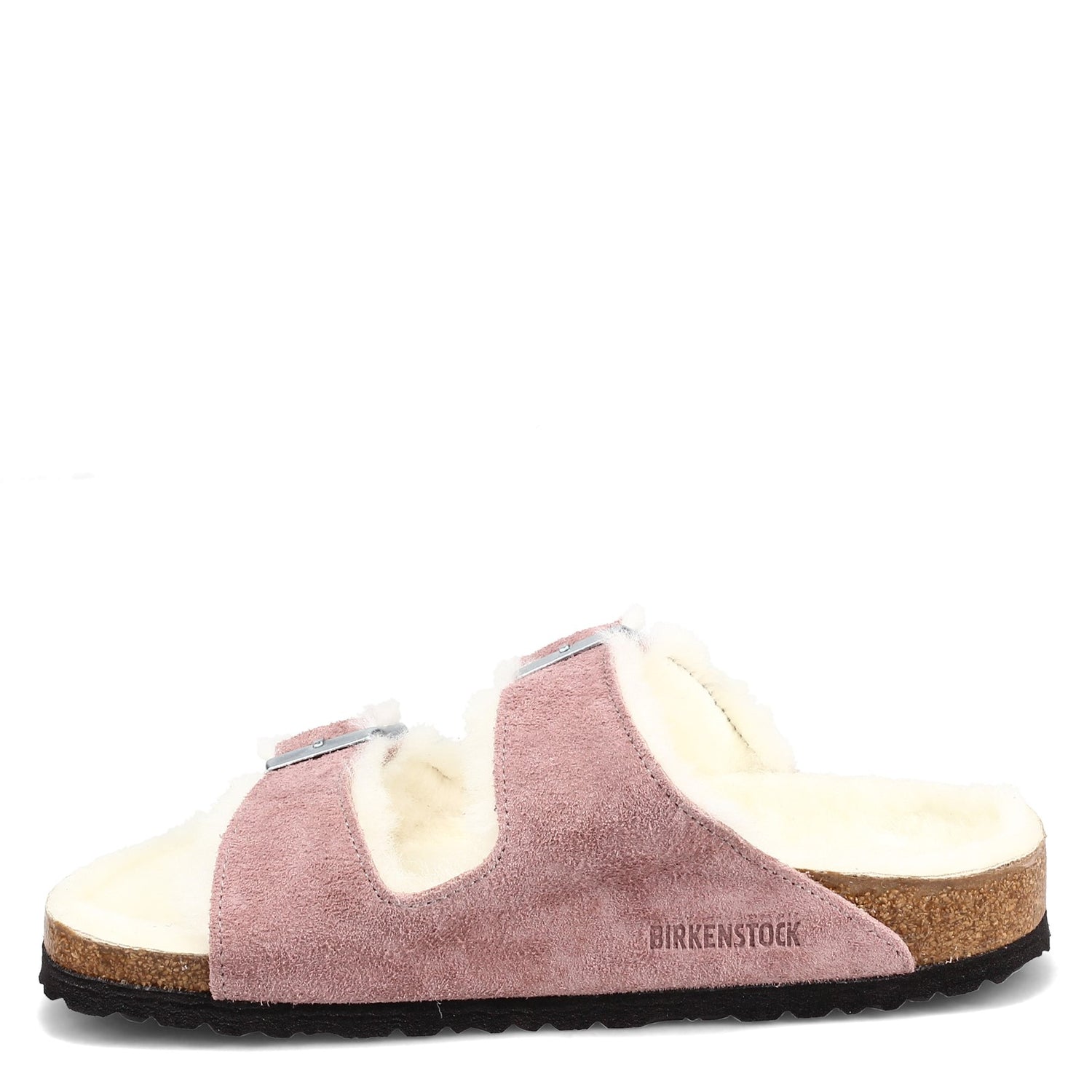 Peltz Shoes  Women's Birkenstock Arizona Shearling Lined Sandal LAVENDER 1017 560 N
