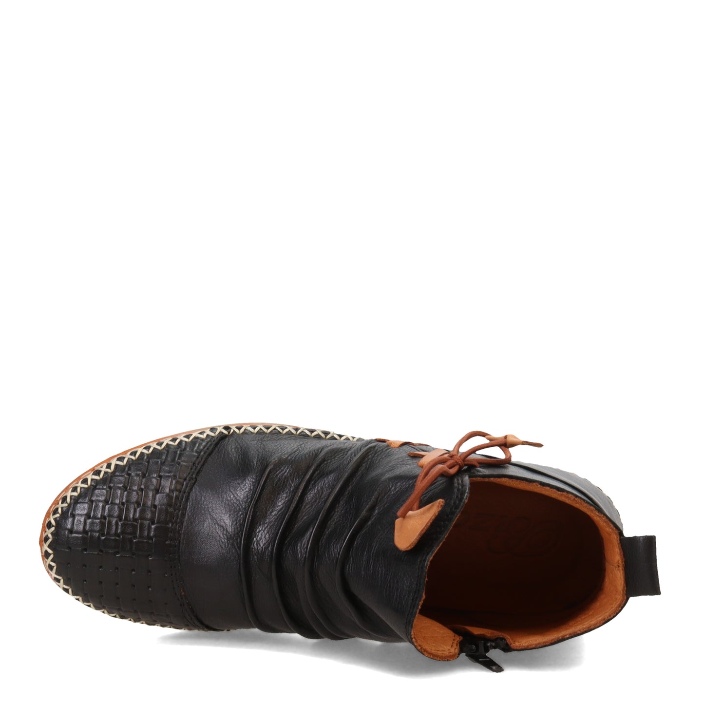 Peltz Shoes  Women's Biza Topaz Boot BLACK TAN 1018004