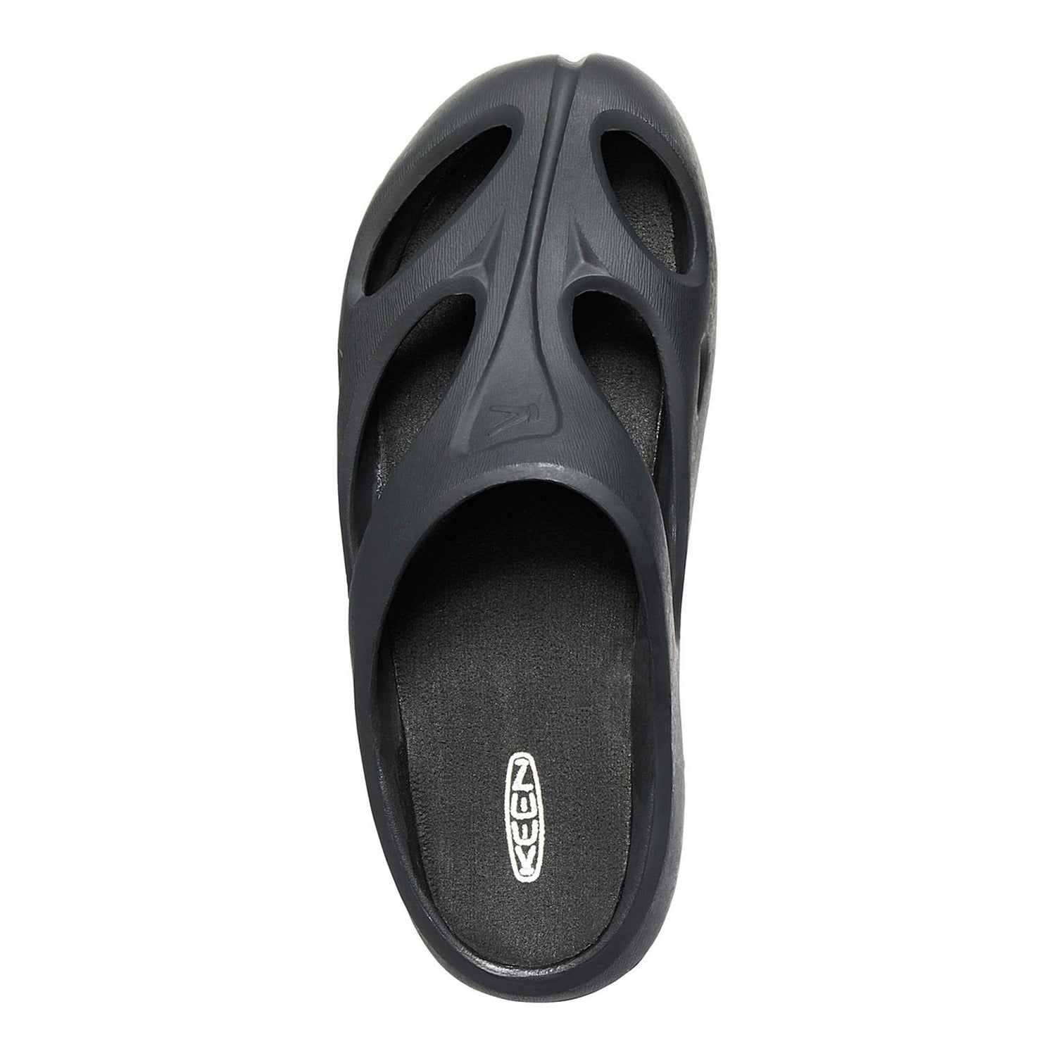 Peltz Shoes  Men's Keen Shanti Arts Slip-On Black/Dawn Blue 1018206