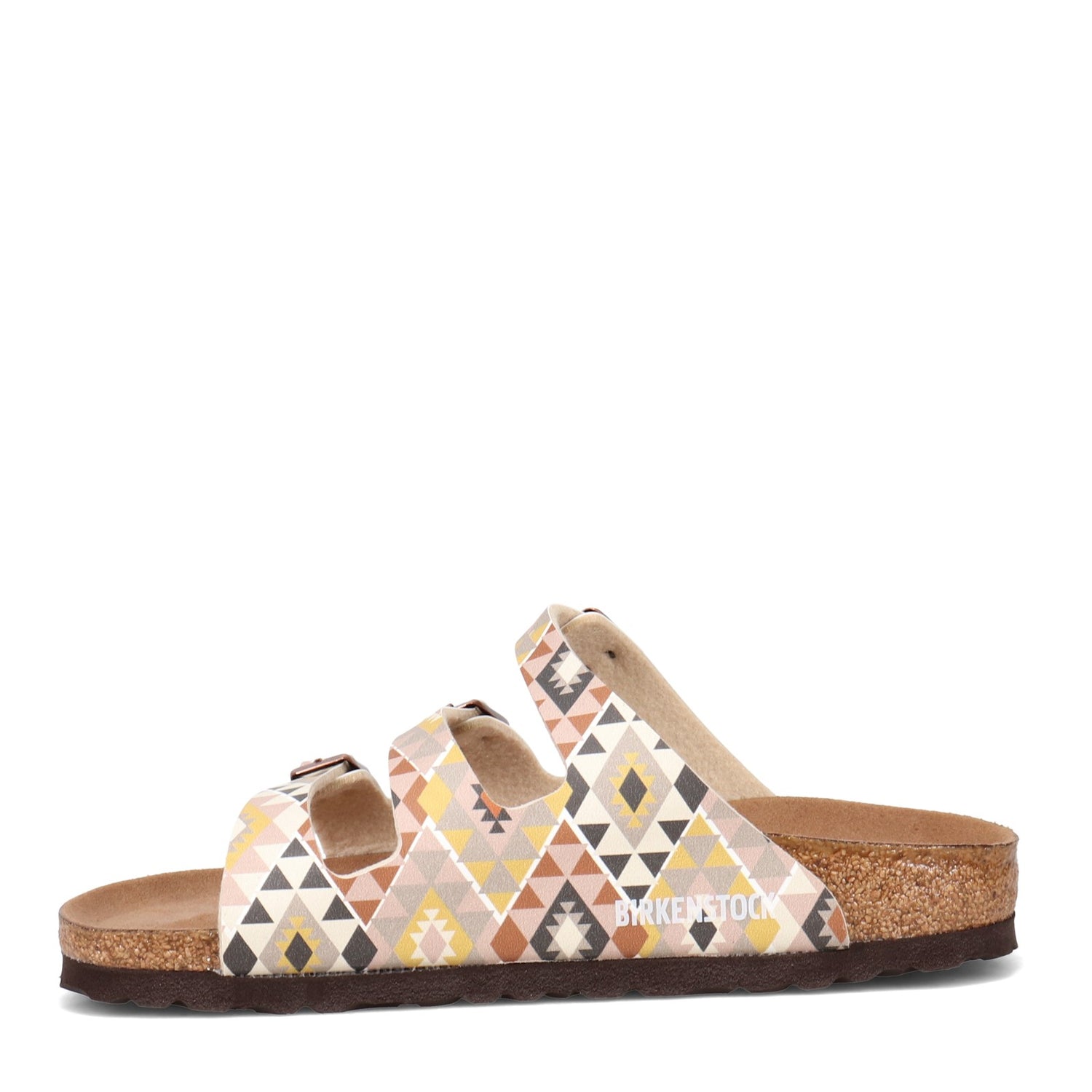 Peltz Shoes  Women's Birkenstock Florida Sandal Vegan MULTI FABRIC 1018736 N
