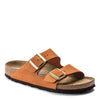 Peltz Shoes  Women's Birkenstock Arizona Soft Footbed Sandal - Narrow Width PECAN 1019 042 N