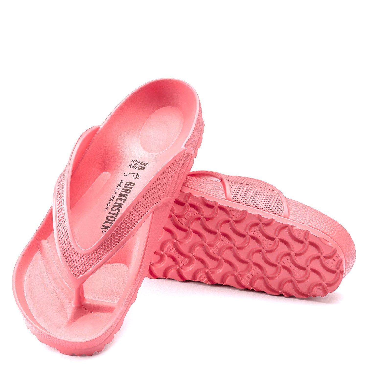 Peltz Shoes  Women's Birkenstock Honolulu EVA Sandal WATERMELON 1019 049 R