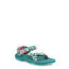 Peltz Shoes  Girl's Teva Hurricane XLT2 Sandal - Little Kid UNICORN 1019390C-UWTR