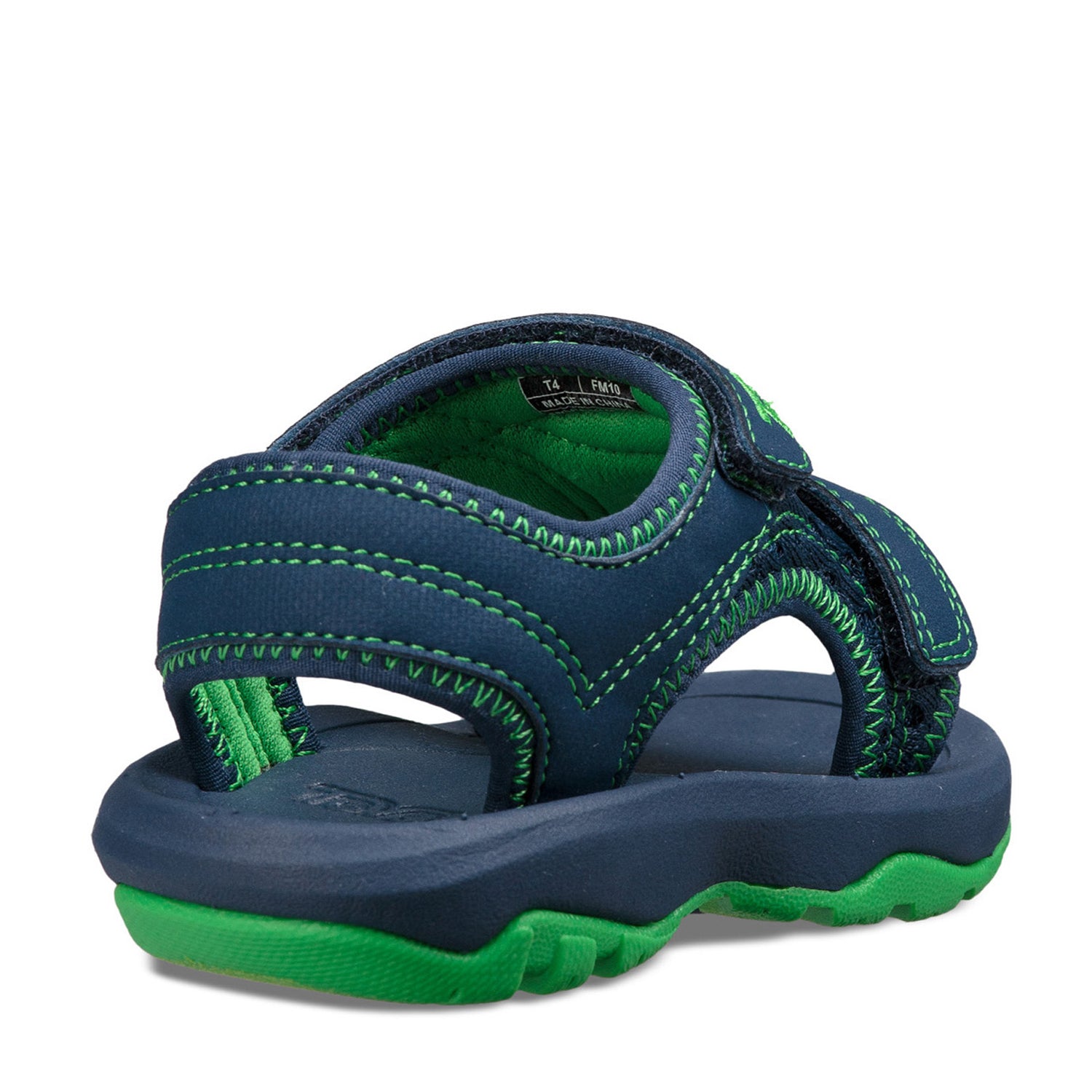 Peltz Shoes  Boy's Teva Psyclone XLT - Toddler NAVY GREEN 1019538T-NAVY