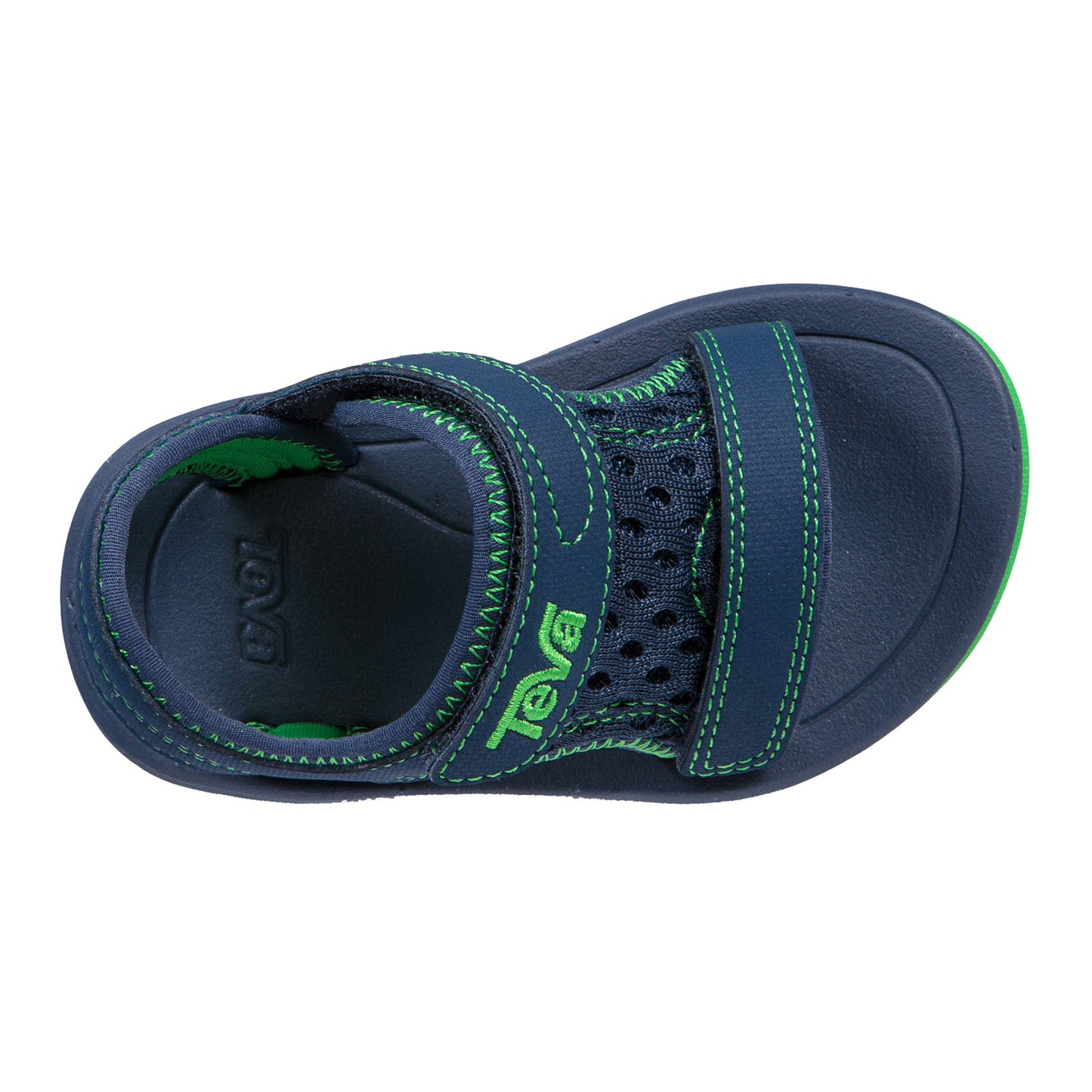 Peltz Shoes  Boy's Teva Psyclone XLT - Toddler NAVY GREEN 1019538T-NAVY