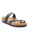 Peltz Shoes  Women's Birkenstock Mayari Thong Sandal - Regular Width NAVY OILED 1019658 R