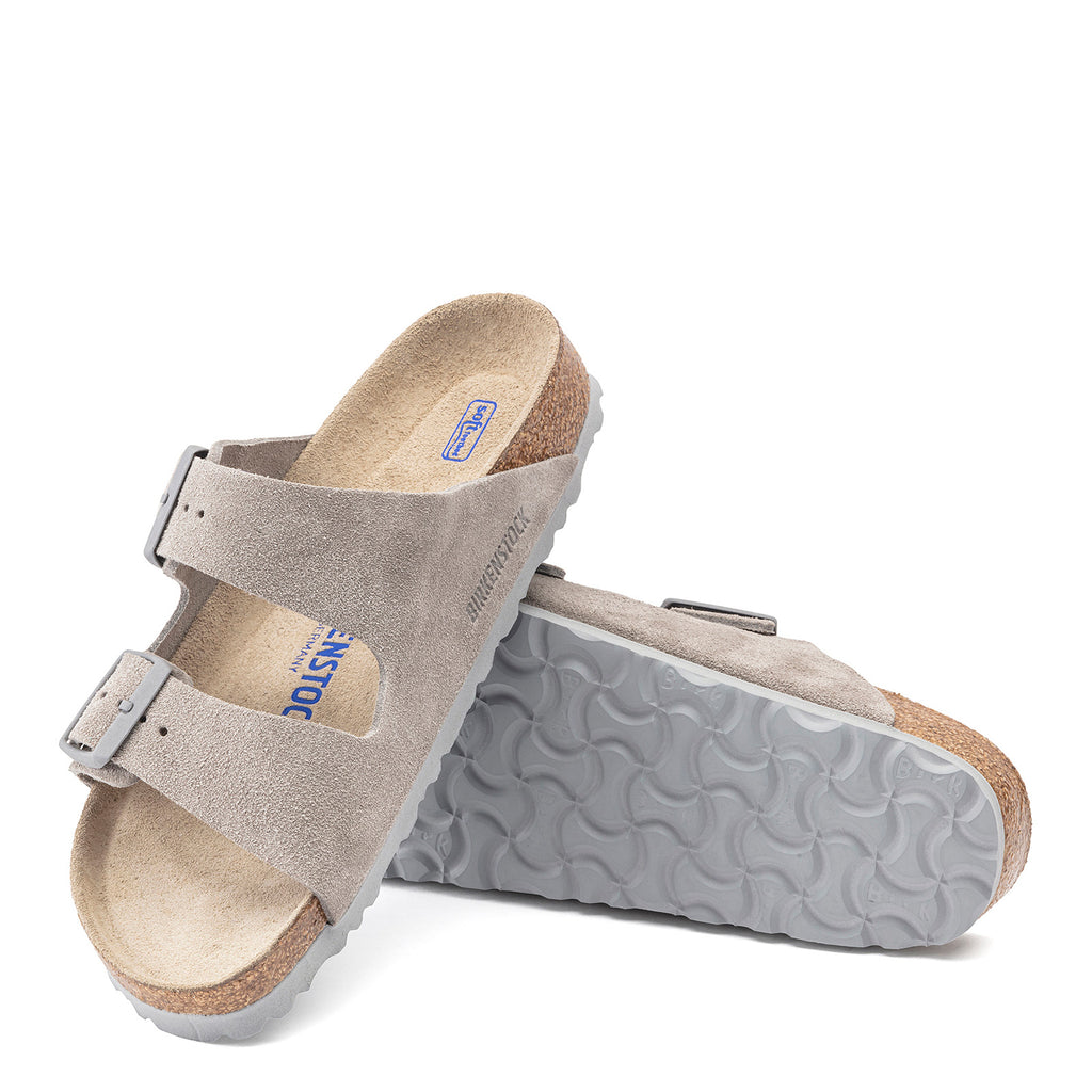 Women's Birkenstock Arizona Soft Footbed Sandal - Regular Fit STONE COIN 1020 507 R