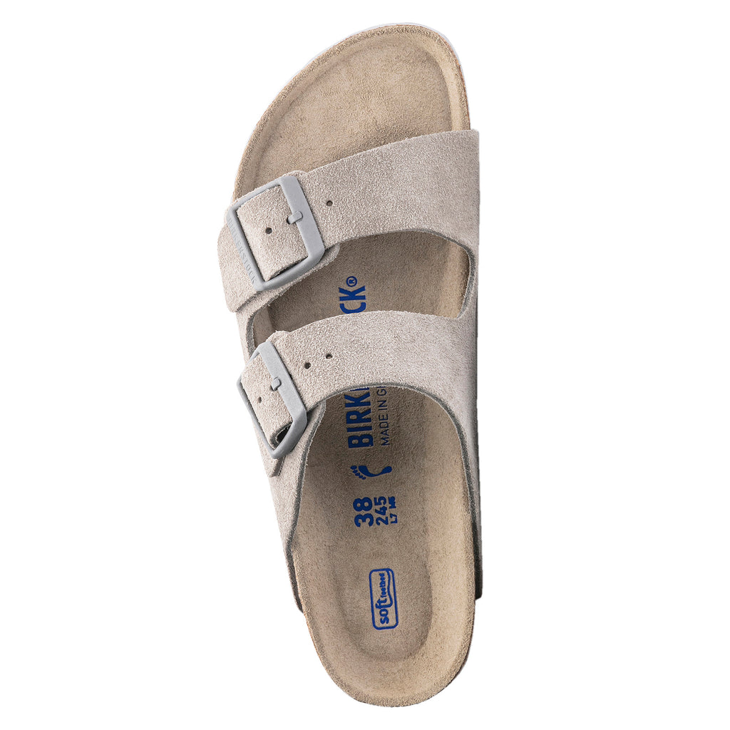 Women's Birkenstock Arizona Soft Footbed Sandal - Regular Fit STONE COIN 1020 507 R