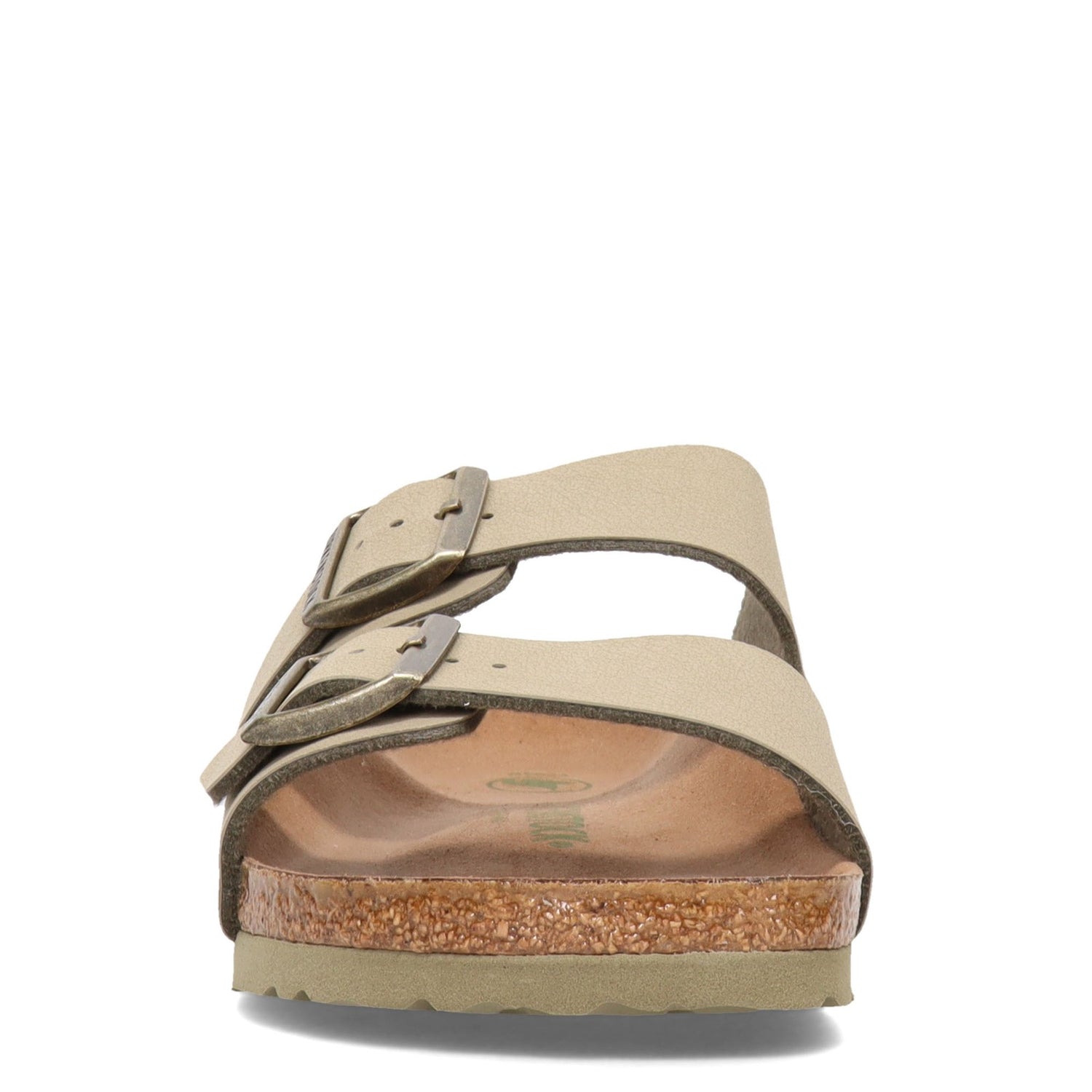 Peltz Shoes  Women's Birkenstock Arizona Slide Sandal - Narrow Width FADED KHAKI 1020 540 N
