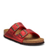 Peltz Shoes  Women's Birkenstock Arizona Soft Footbed Sandal - Narrow Width RED OILED 1020 740 N