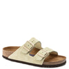 Peltz Shoes  Women's Birkenstock Arizona Soft Footbed Sandal - Narrow Width ALMOND 1021 462 N
