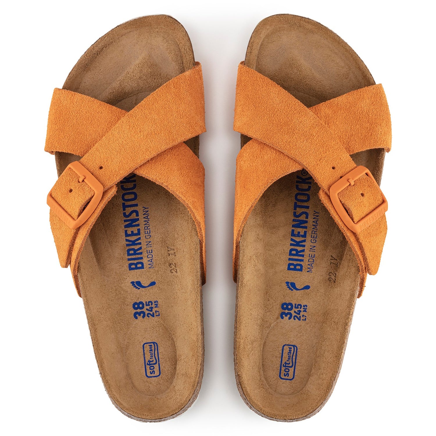 Peltz Shoes  Women's Birkenstock Siena Sandal - Narrow Width RUSSET 1021 633 N