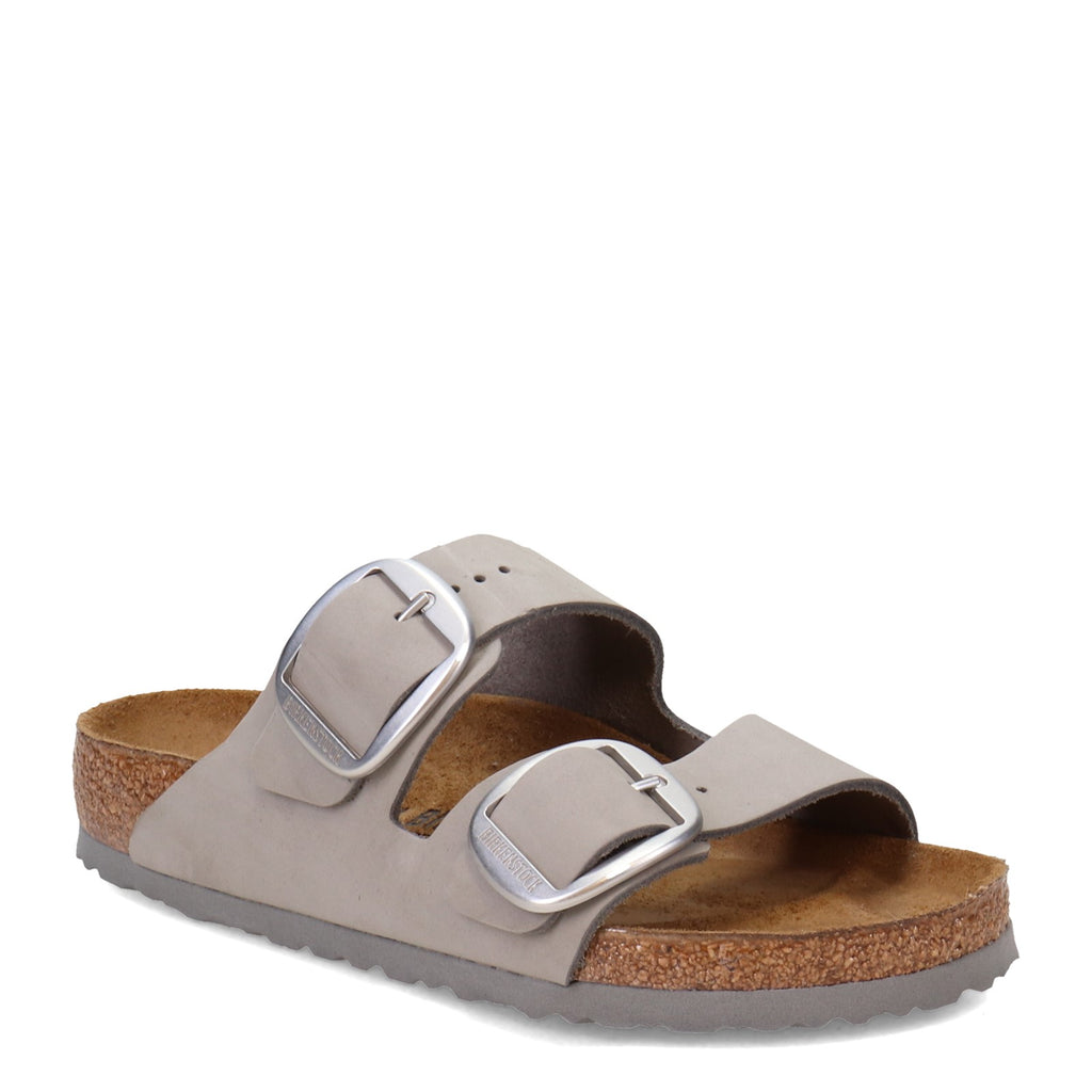 Women's Birkenstock Arizona Big Buckle Sandal GREY NUBUCK 1021 751 R
