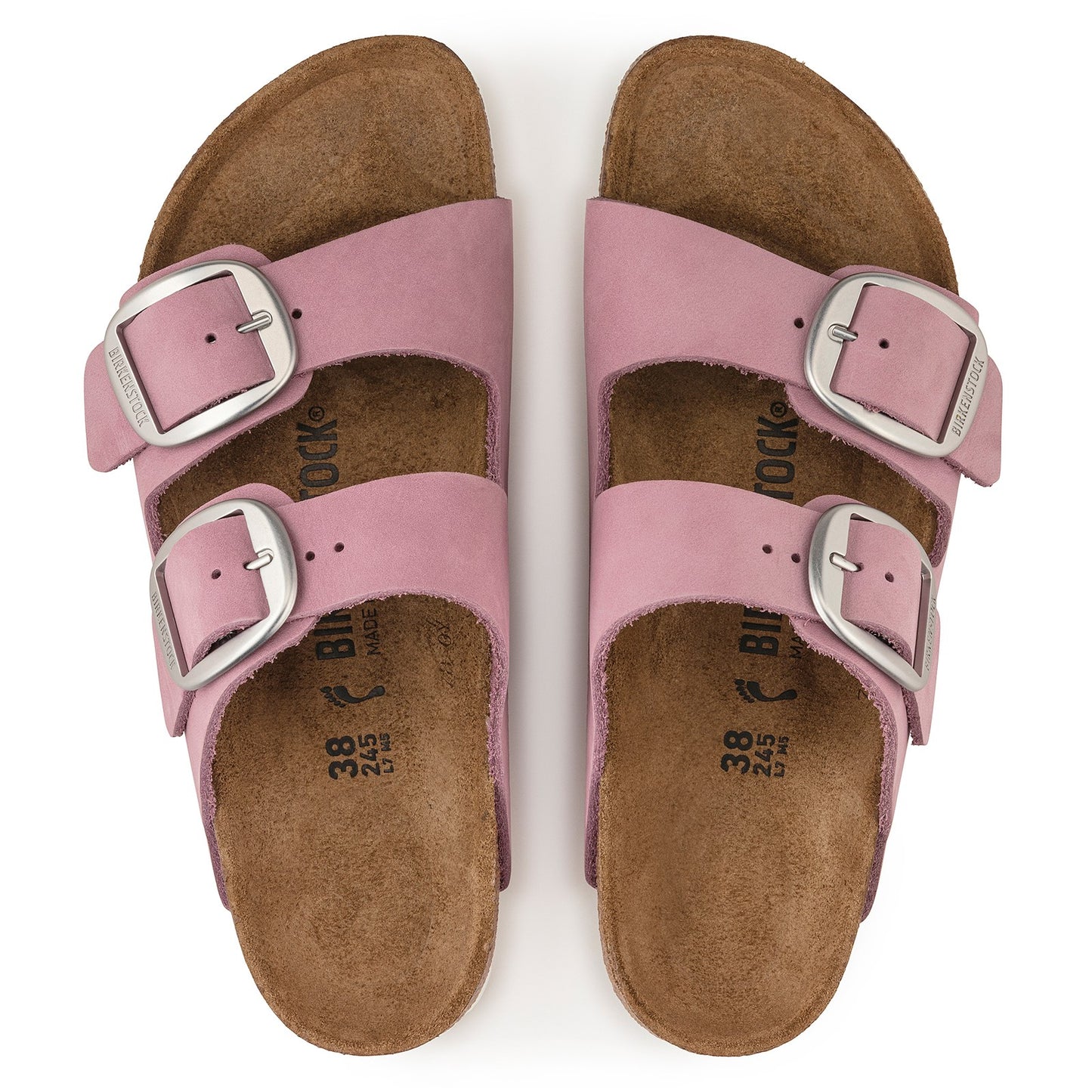 Peltz Shoes  Women's Birkenstock Arizona Big Buckle Sandal- Narrow Width ORCHID 1022 161 N