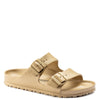 Peltz Shoes  Women's Birkenstock Arizona Essentials EVA Sandal Metallic Gold 1022 465 N