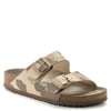 Peltz Shoes  Women's Birkenstock Arizona Slide Sandal - Narrow Width GREY CAMO 1022 860 N