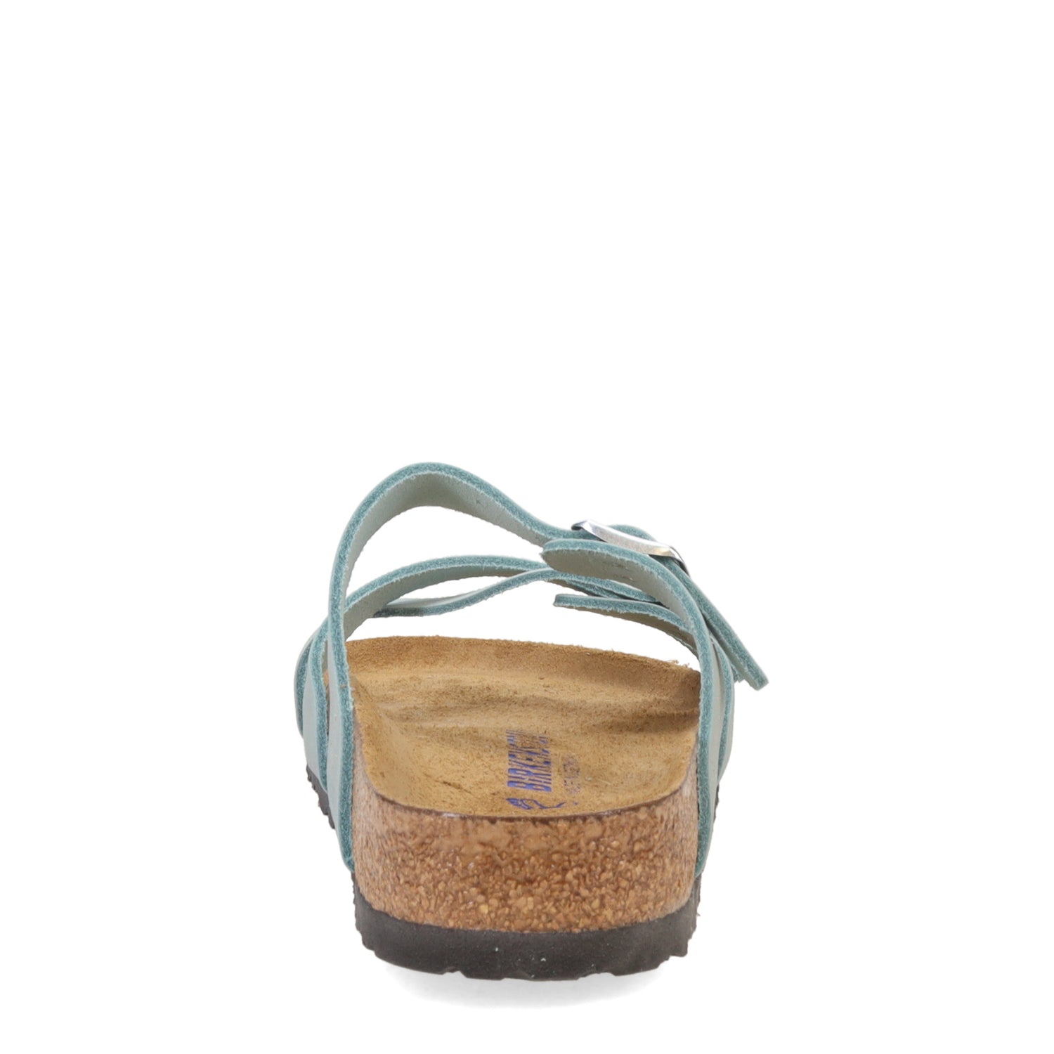 Peltz Shoes  Women's Birkenstock Franca Soft Footbed Sandal - Regular Width AQUA 1022 944 R