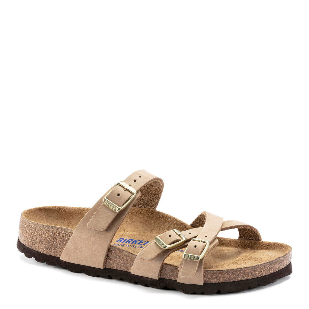 Women's Birkenstock Franca Soft Footbed Sandal - Narrow Width SANDCASTLE 1022 973 N