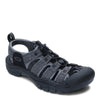 Peltz Shoes  Men's Keen Newport H2 Sandal Black/Steel Grey 1022252