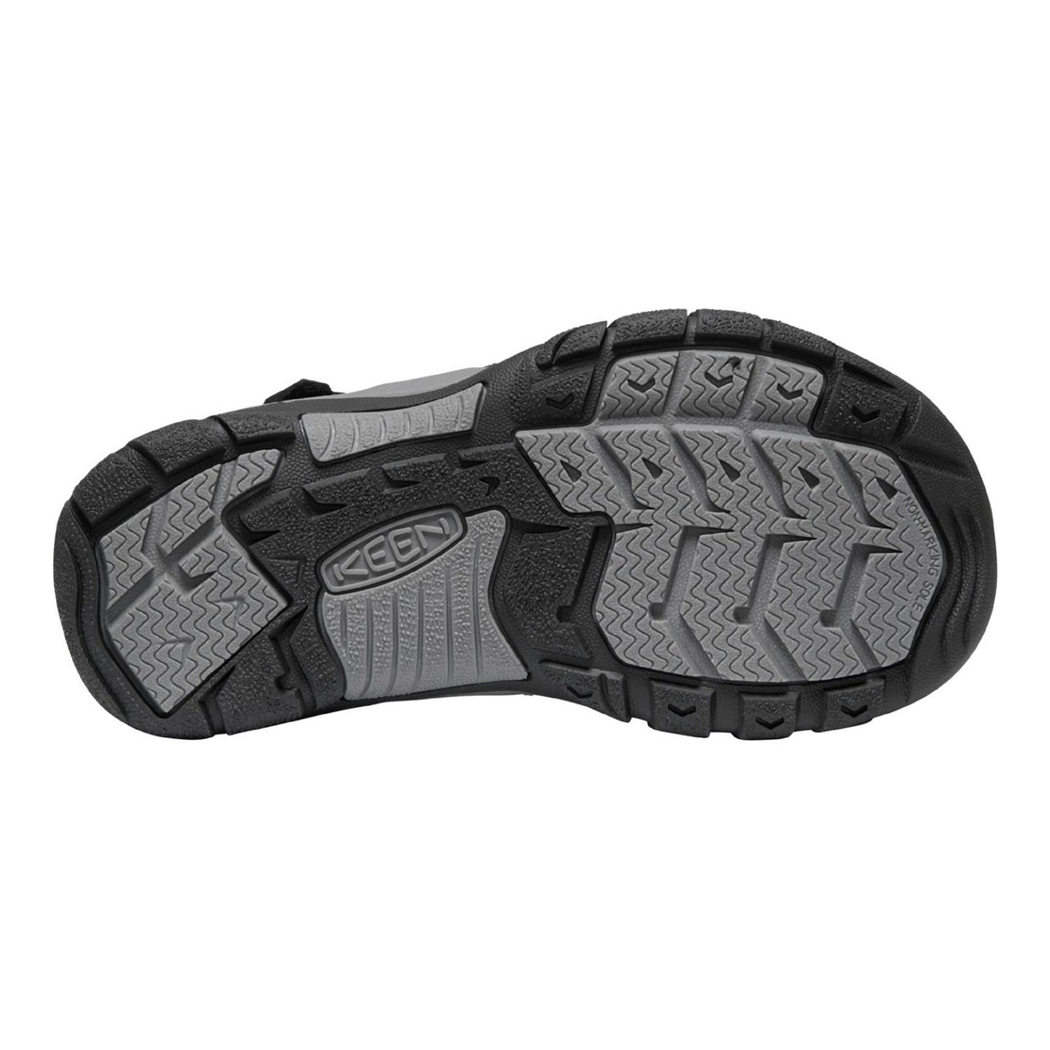 Peltz Shoes  Boy's Keen Newport H2 Sandal - Little Kid & Big Kid Black/Keen Yellow 1022838