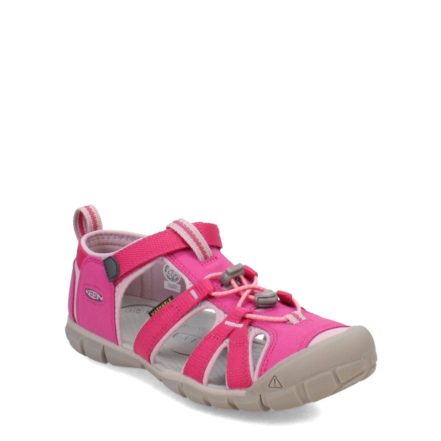 Peltz Shoes  Girl's Keen Seacamp II CNX Sandal – Little Kid & Big Kid Very Berry/Dawn Pink 1022994