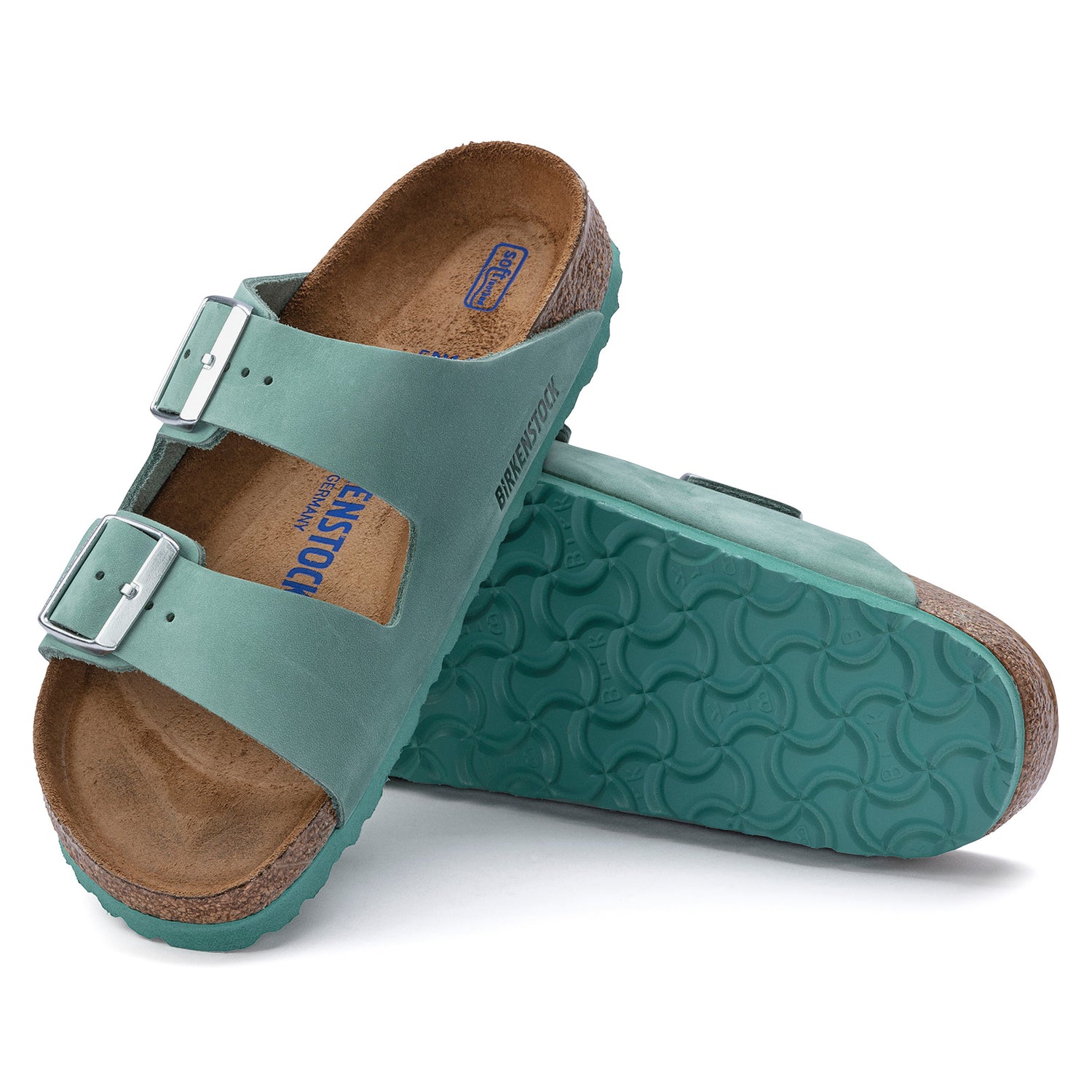 Peltz Shoes  Women's Birkenstock Arizona Soft Footbed Sandal - Narrow Width BERYL 1023 389 N