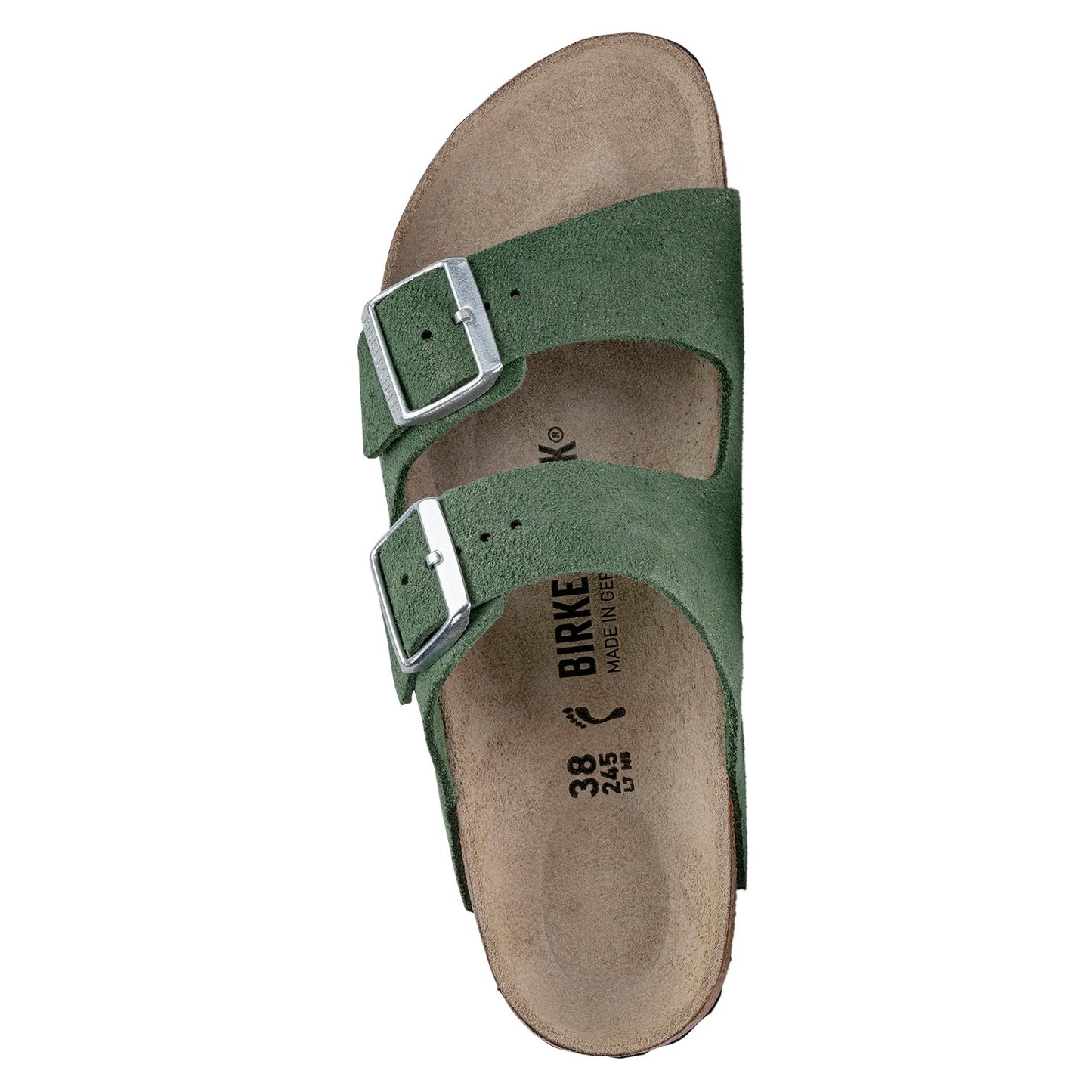 Peltz Shoes  Women's Birkenstock Arizona Sandal - Narrow Width THYME 1023 543 N