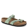 Peltz Shoes  Women's Birkenstock Mayari Soft Footbed Sandal - Regular Fit GREEN 1023 956 R