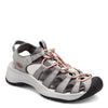 Peltz Shoes  Women's Keen Astoria West Sandal Grey/Coral 1023589