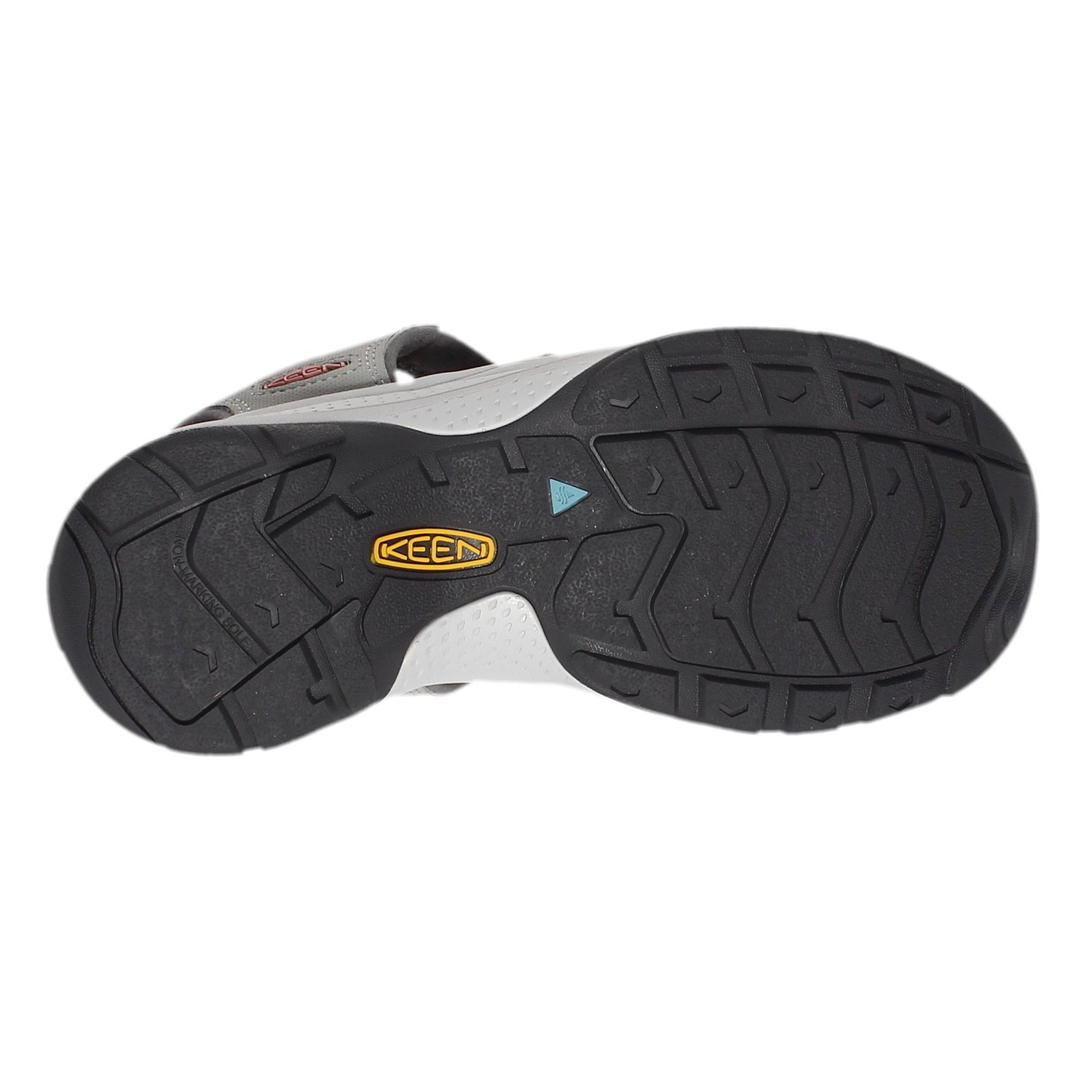 Peltz Shoes  Women's Keen Astoria West Sandal Grey/Coral 1023589