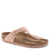 Peltz Shoes  Women's Birkenstock Gizeh Vegan Sandal - Regular Fit PINK 1024 044 R