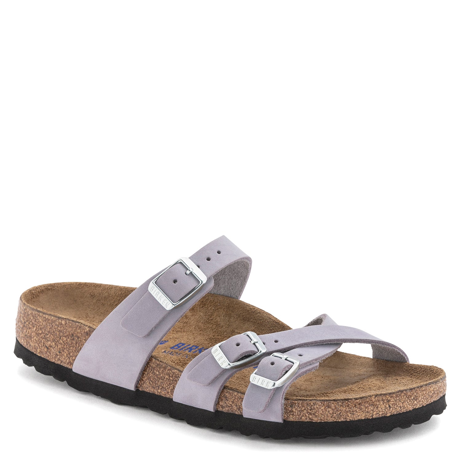 Peltz Shoes  Women's Birkenstock Franca Soft Footbed Sandal - Regular Width PURPLE 1024 209 R
