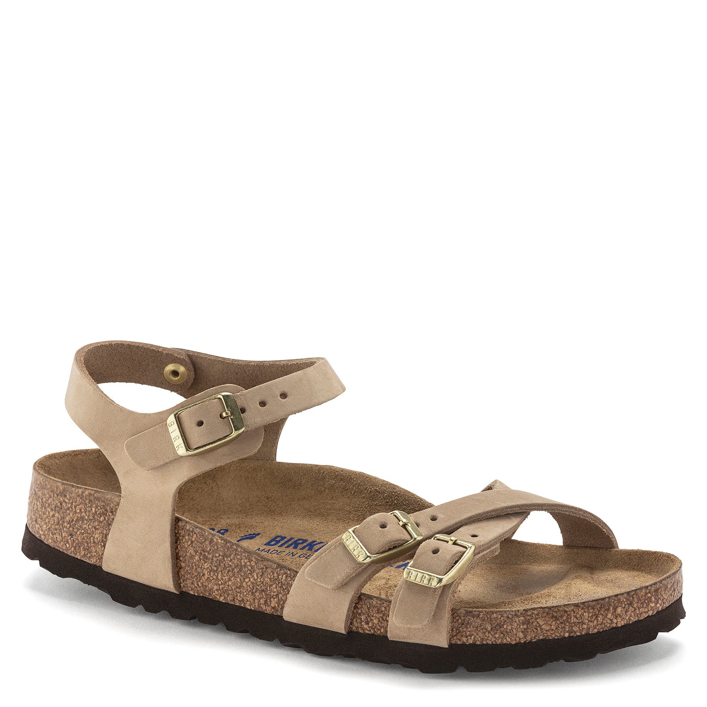 Peltz Shoes  Women's Birkenstock Kumba Soft Footbed Sandal - Regular Width SAND 1024 268 R
