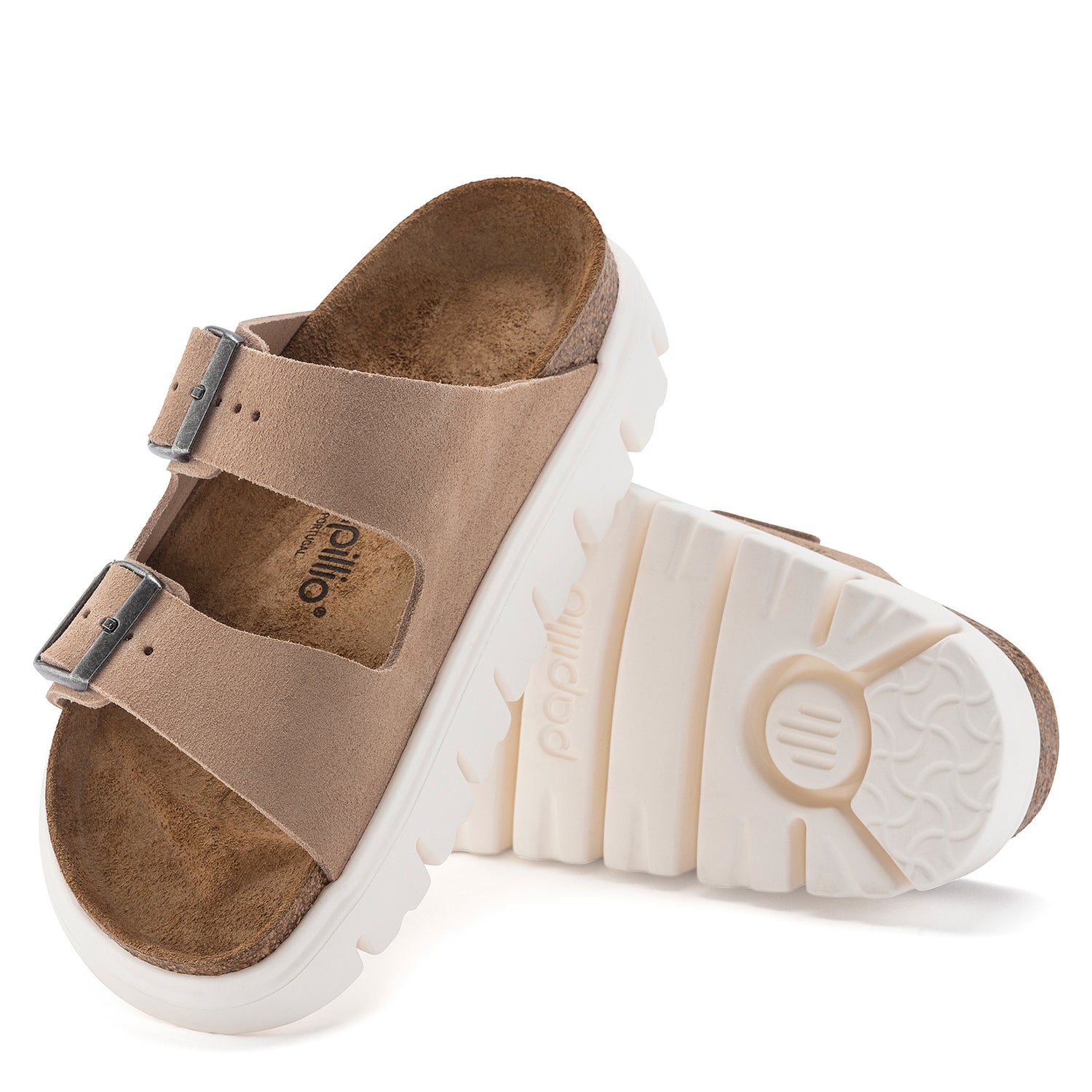 Peltz Shoes  Women's Birkenstock Arizona Chunky Sandal - Narrow Fit SAND 1024 950 N