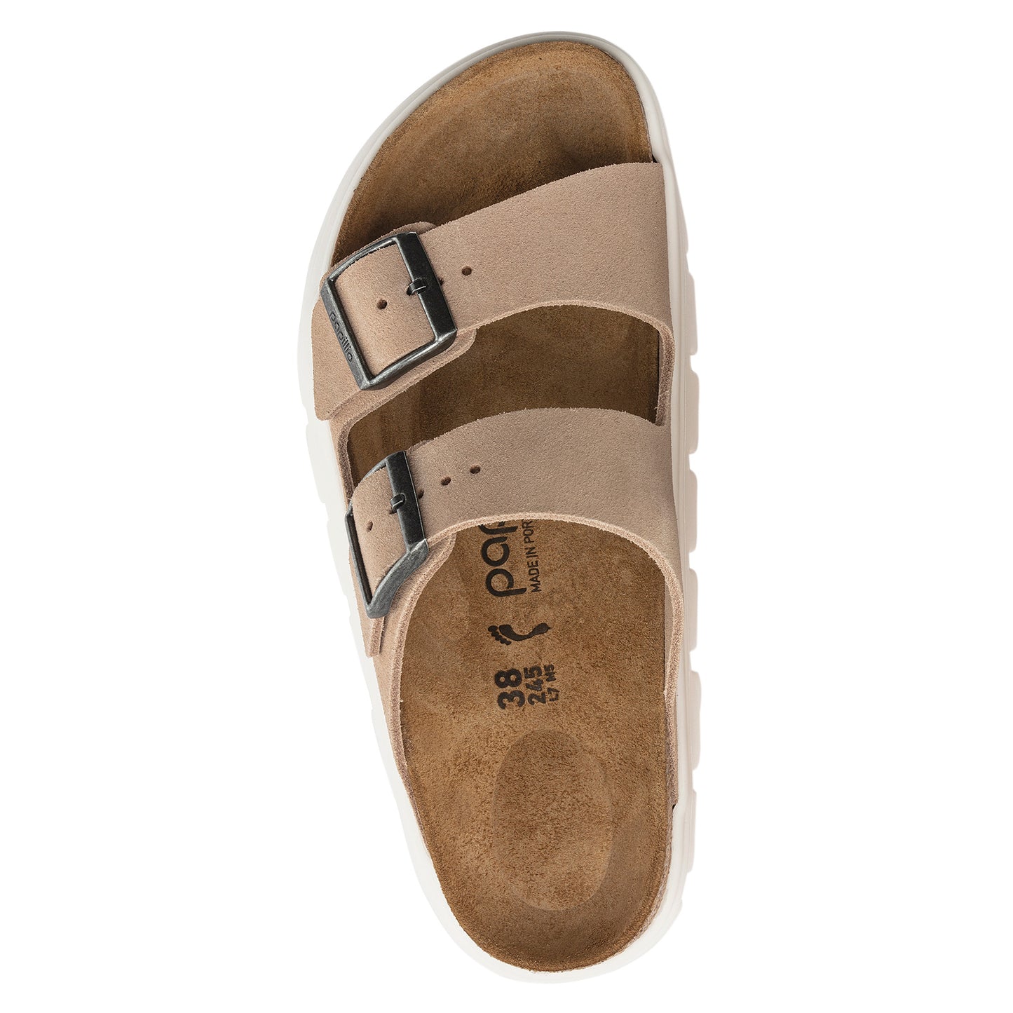 Peltz Shoes  Women's Birkenstock Arizona Chunky Sandal - Narrow Fit SAND 1024 950 N