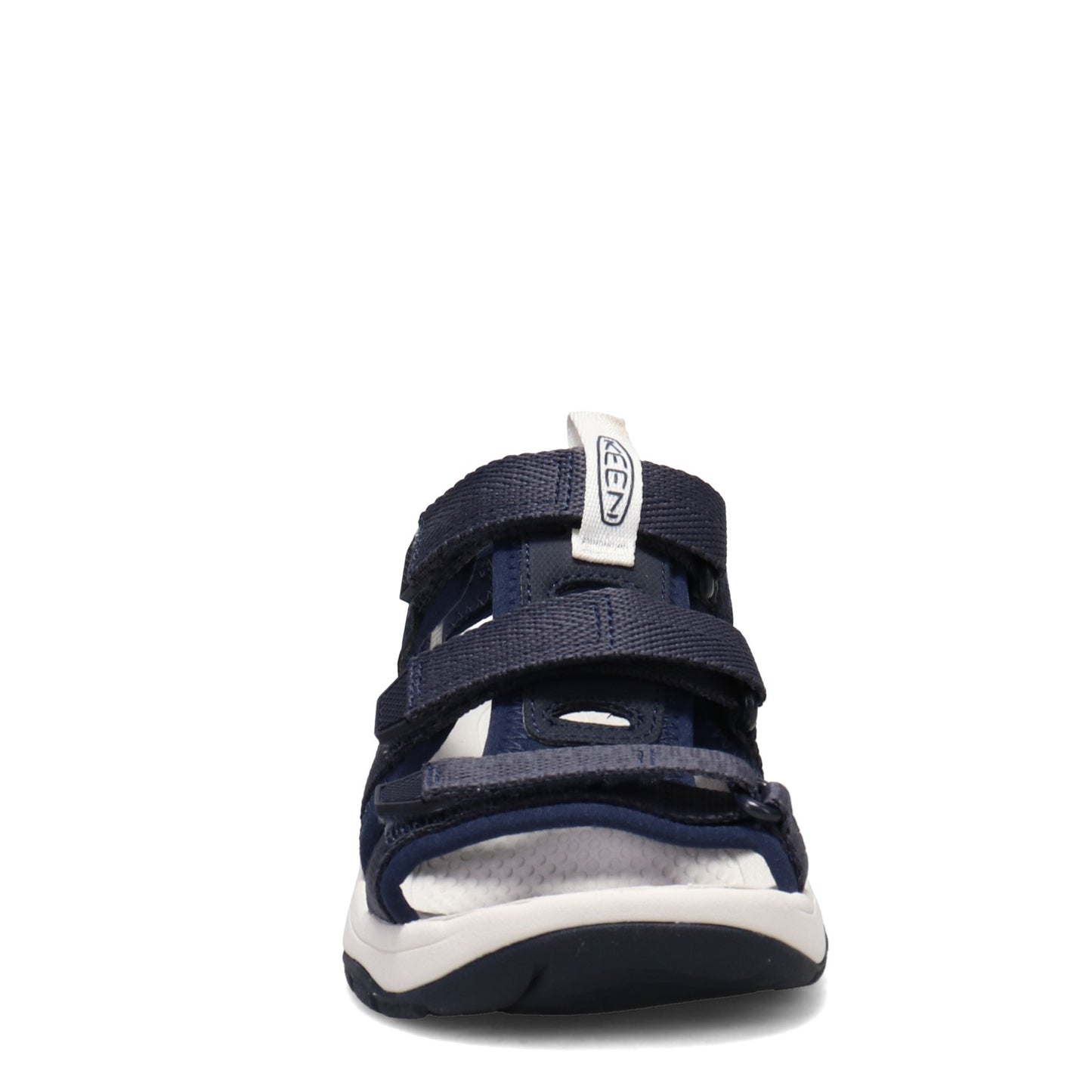 Peltz Shoes  Women's Keen Astoria West Open Toe Sandal Blue/Black 1024871
