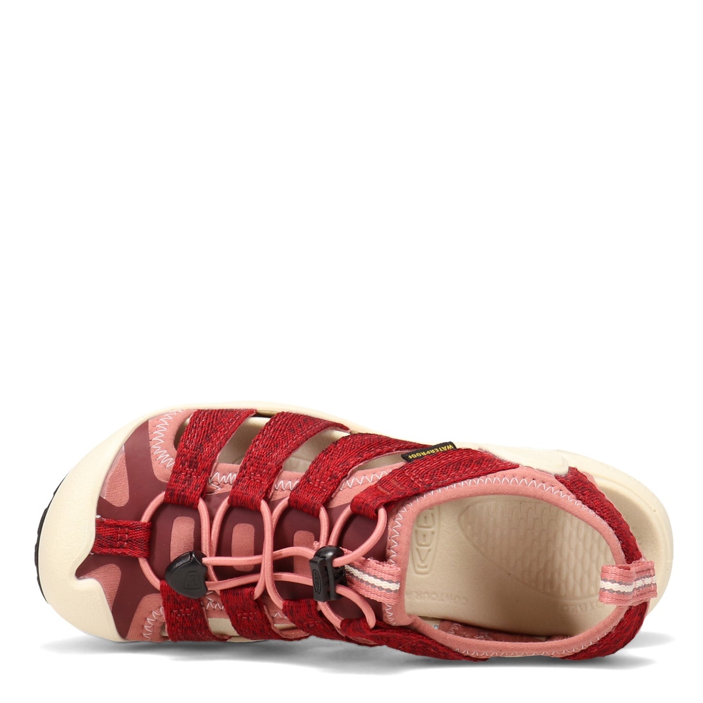 Peltz Shoes  Women's Keen Clearwater II CNX Sandal RED PINK 1024975