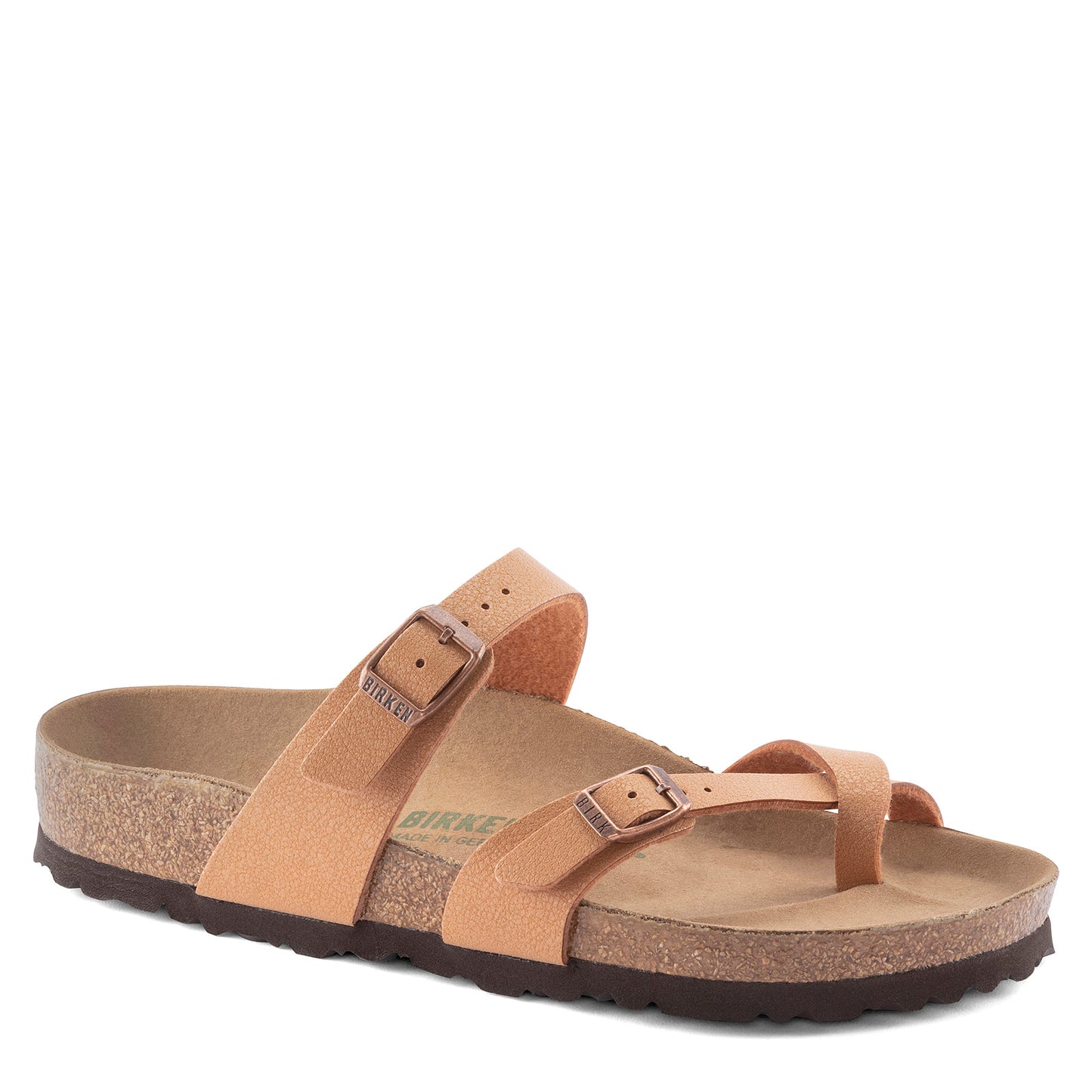 Peltz Shoes  Women's Birkenstock Mayari Vegan Sandal PECAN 1025 007 R