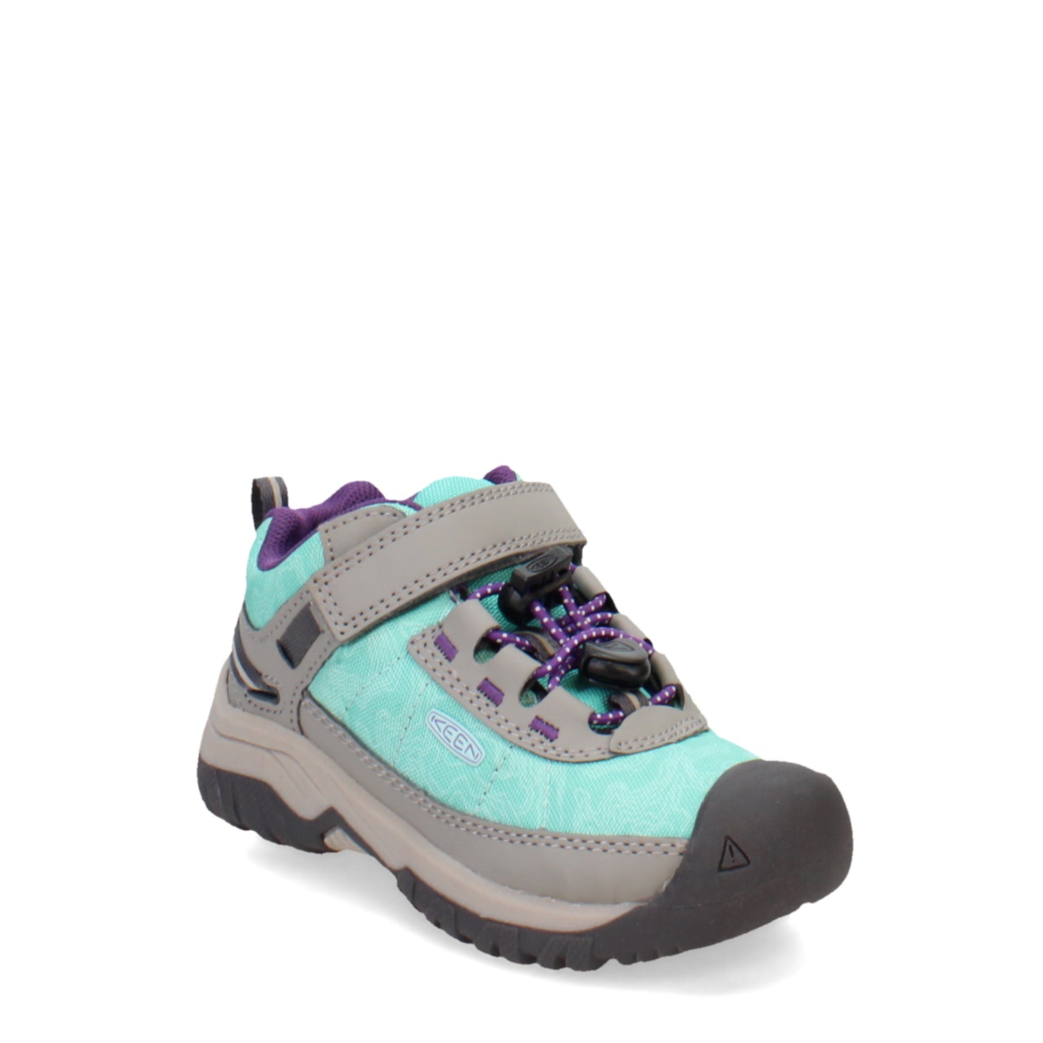 Peltz Shoes  Girl's Keen Targhee Sport Vent Hiking Shoe – Little Kid Waterfall/Vapor 1026066