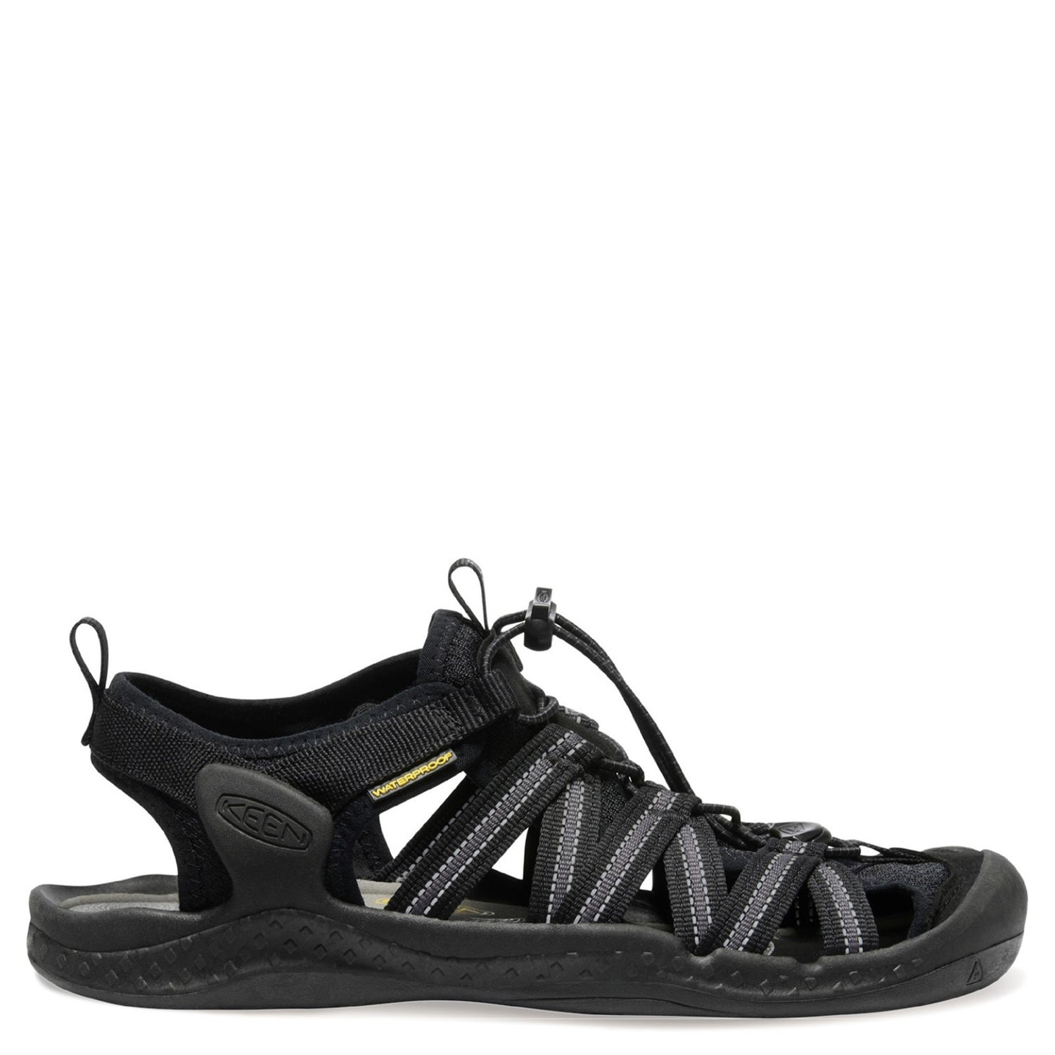 Peltz Shoes  Men's Keen Drift Creek H2 Sandal Black/Black 1026122