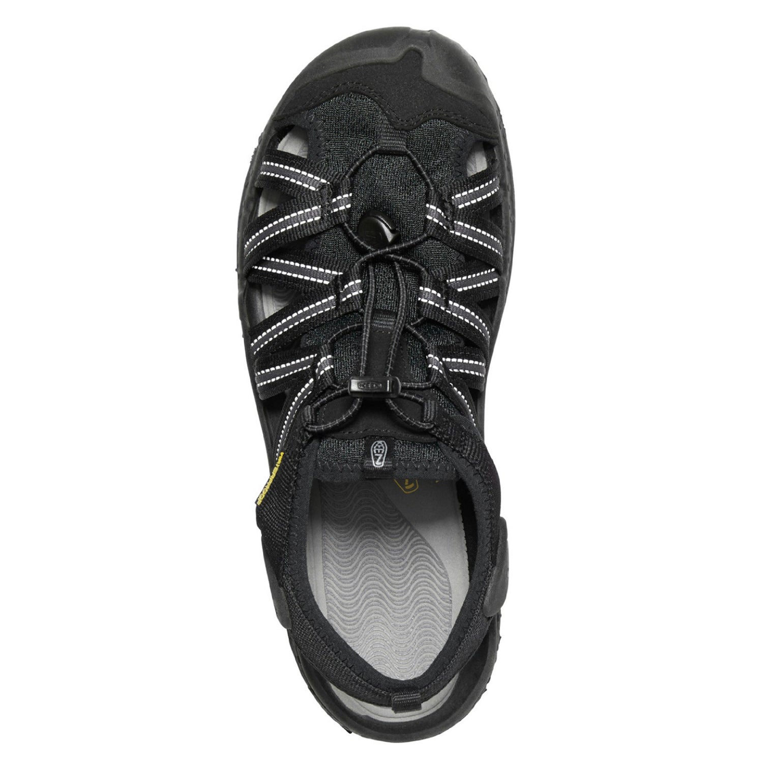Peltz Shoes  Men's Keen Drift Creek H2 Sandal Black/Black 1026122